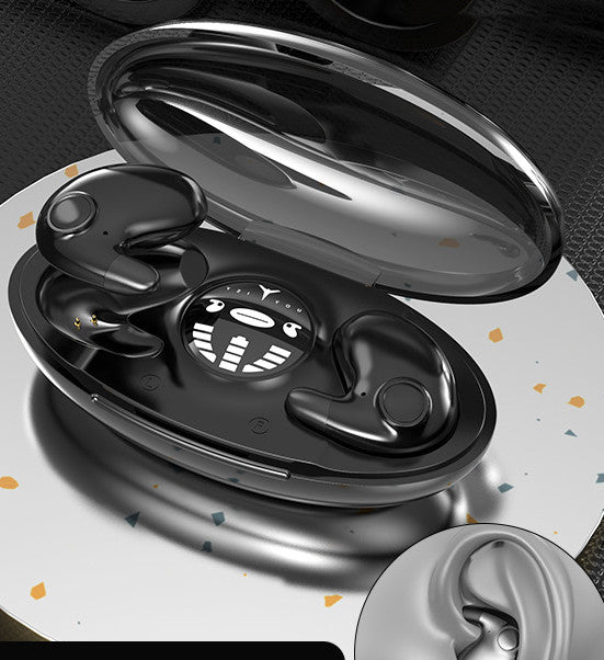 Mini Invisible Sleep Wireless Bluetooth Headset Stereo Sport Game Earphone With Fast Charging Case High Sound Quality Headphone
