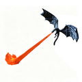 Fire Breathing Dragon Bookshelf Nook Light 3D Printed Flying Dragon Shelf Decor Lover Gift For Halloween Indoor Table Display Decoration Ornaments