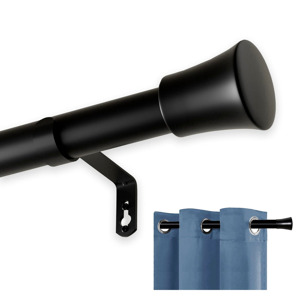 DWCN Heavy Duty Adjustable Curtain Rods-1